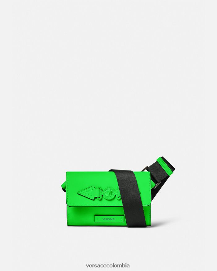 hombres riñonera con Medusa Biggie Versace verde 2RP40F1473 bolsas