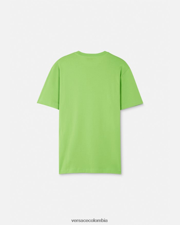 hombres camiseta Versace verde 2RP40F1387 ropa