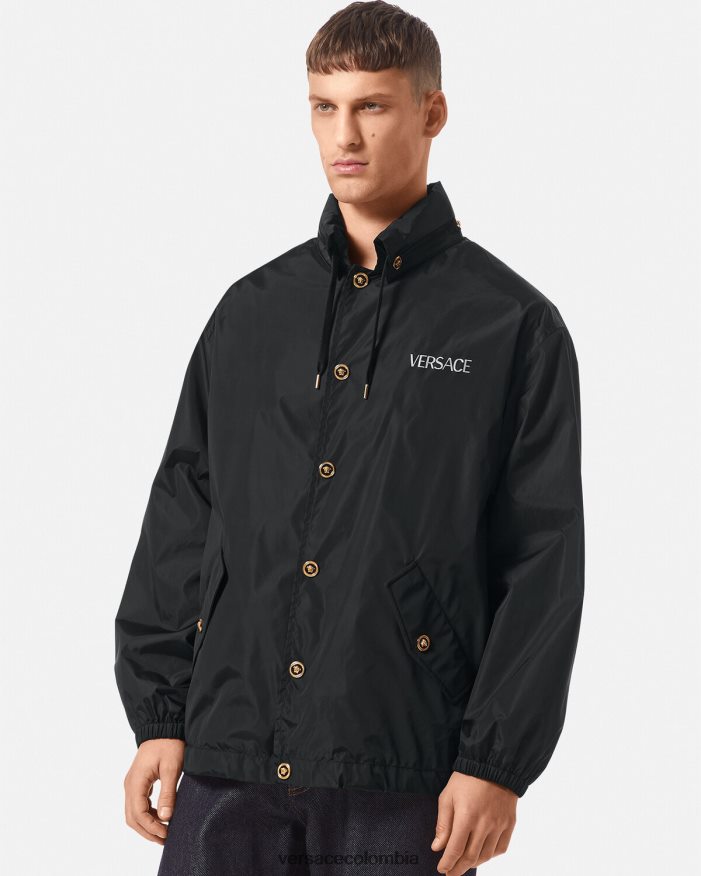 hombres chaqueta de medusa Versace negro 2RP40F1249 ropa