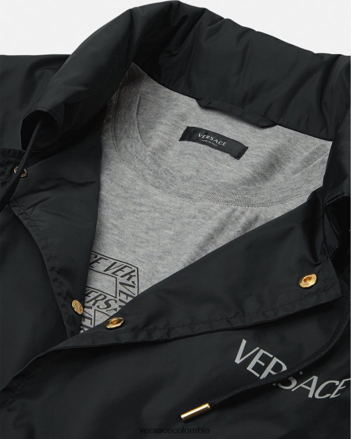 hombres chaqueta de medusa Versace negro 2RP40F1249 ropa