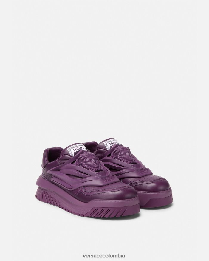 hombres zapatillas odissea Versace Violeta 2RP40F1525 zapato