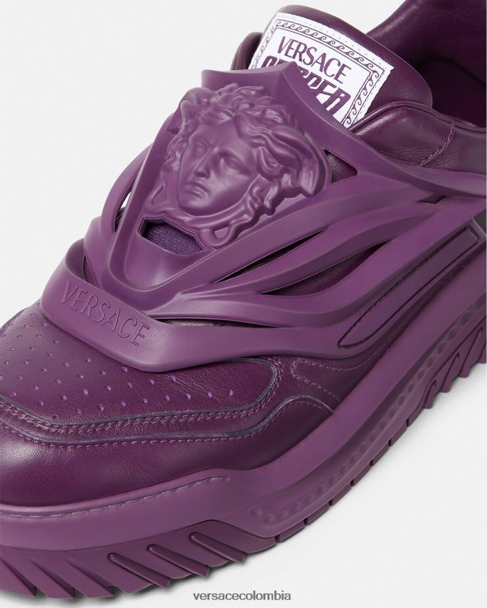 hombres zapatillas odissea Versace Violeta 2RP40F1525 zapato