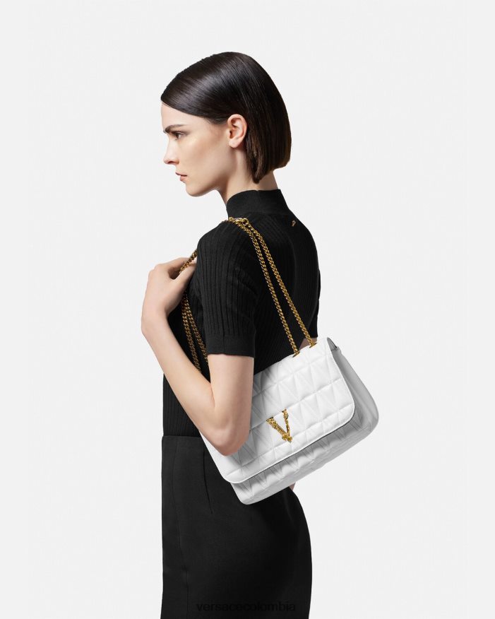 mujer bolso de hombro virtus Versace blanco 2RP40F366 bolsas