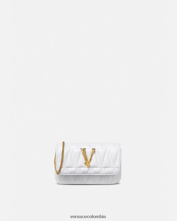 mujer bolso mini virtus Versace blanco 2RP40F375 bolsas