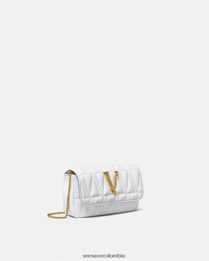 mujer bolso mini virtus Versace blanco 2RP40F375 bolsas