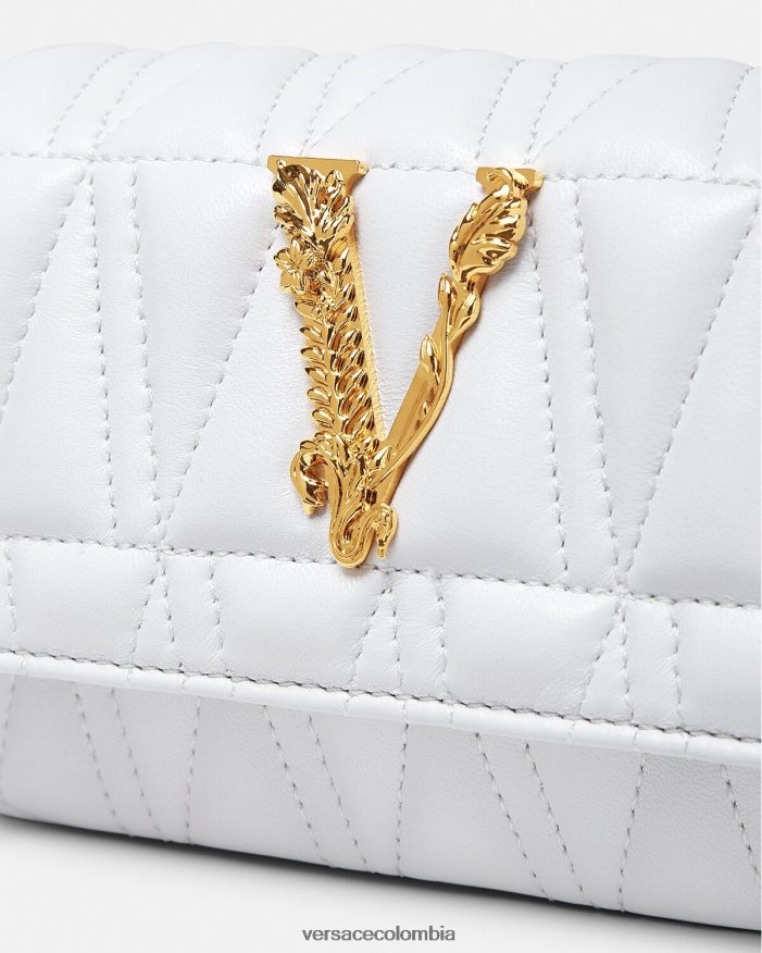 mujer bolso mini virtus Versace blanco 2RP40F375 bolsas