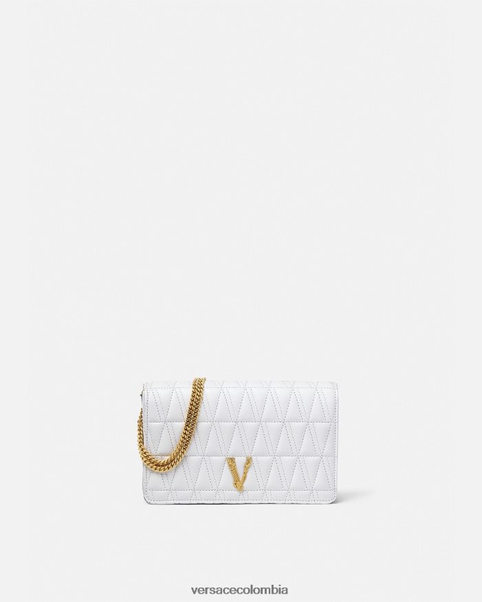 mujer embrague virtuoso Versace blanco 2RP40F371 bolsas