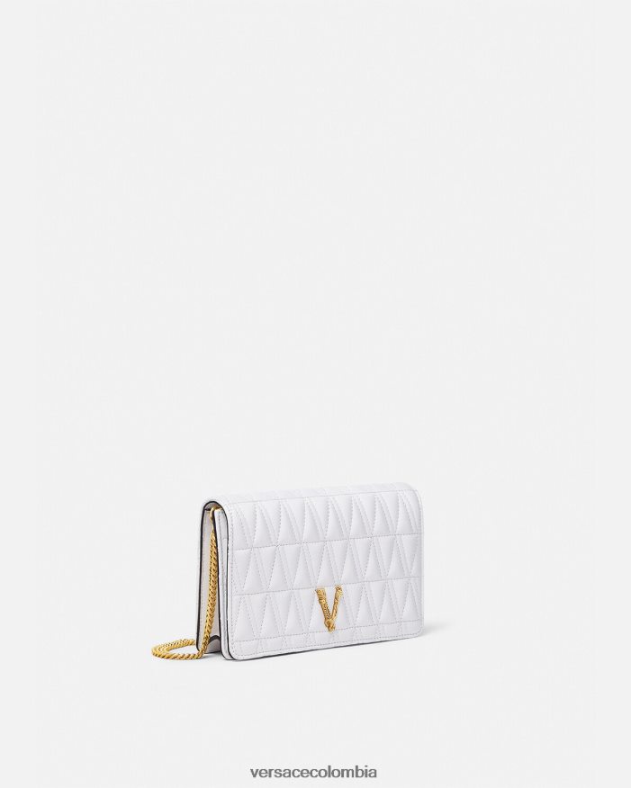 mujer embrague virtuoso Versace blanco 2RP40F371 bolsas