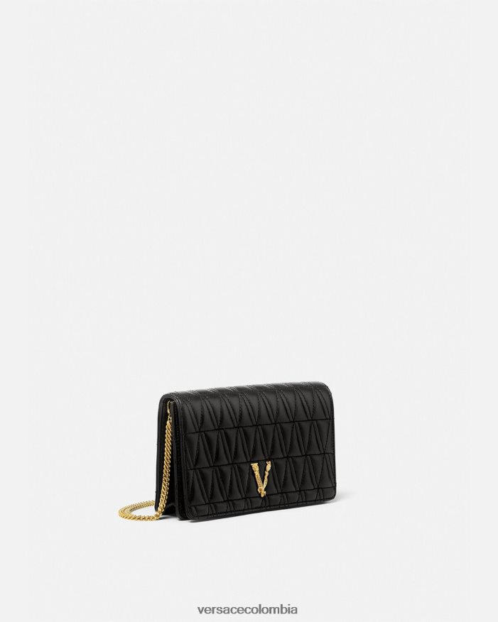 mujer embrague virtuoso Versace negro 2RP40F369 bolsas