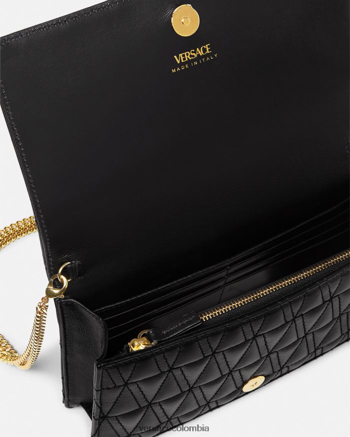 mujer embrague virtuoso Versace negro 2RP40F369 bolsas