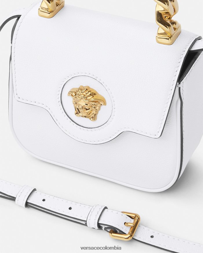 mujer bolso mini con medusa Versace blanco 2RP40F312 bolsas