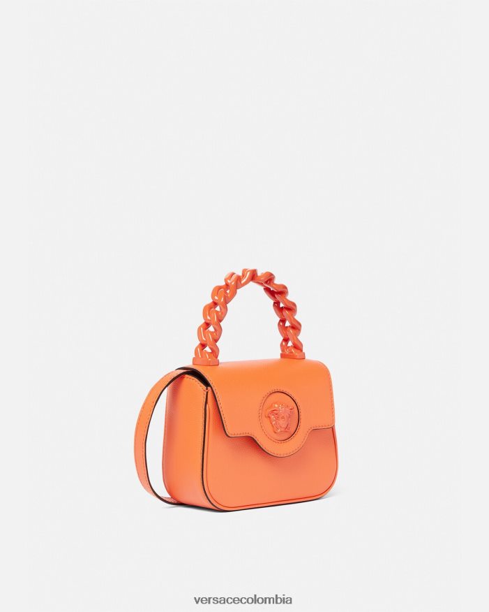 mujer bolso mini con medusa Versace naranja 2RP40F356 bolsas