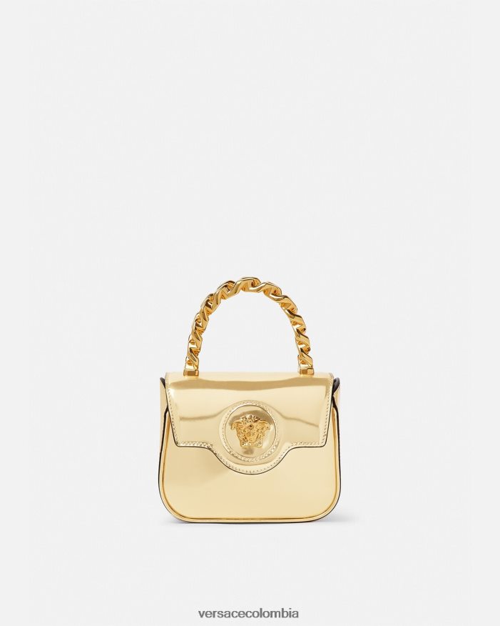 mujer bolso mini con medusa Versace oro 2RP40F310 bolsas