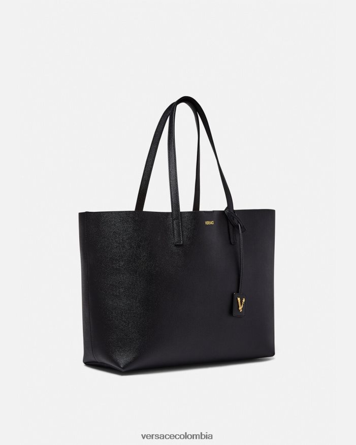 mujer bolso de mano virtus Versace negro 2RP40F379 bolsas