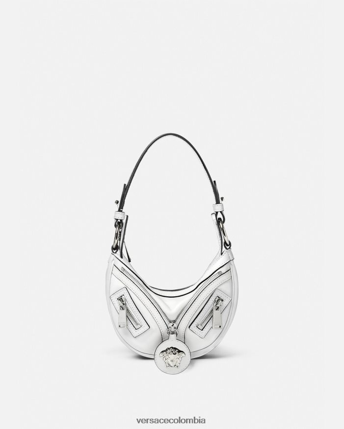 mujer bolso hobo mini repetido Versace blanco 2RP40F288 bolsas