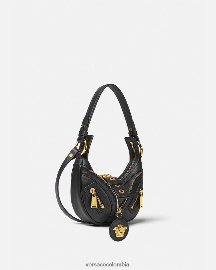 mujer bolso hobo mini repetido Versace negro 2RP40F273 bolsas