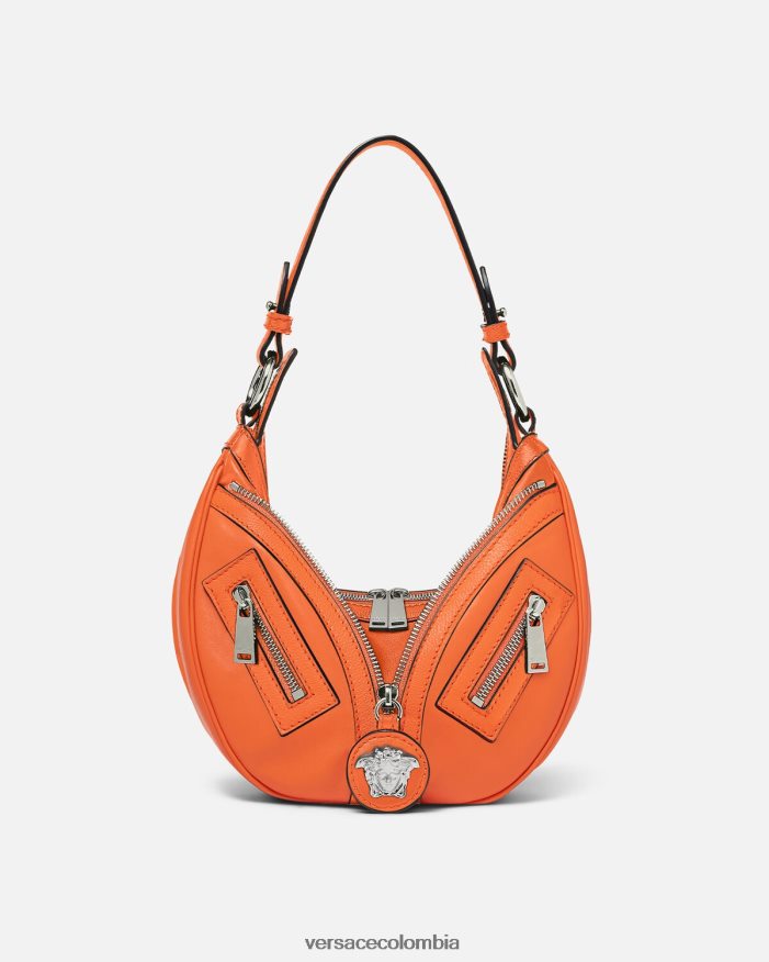 mujer bolso hobo pequeño repetido Versace naranja 2RP40F295 bolsas