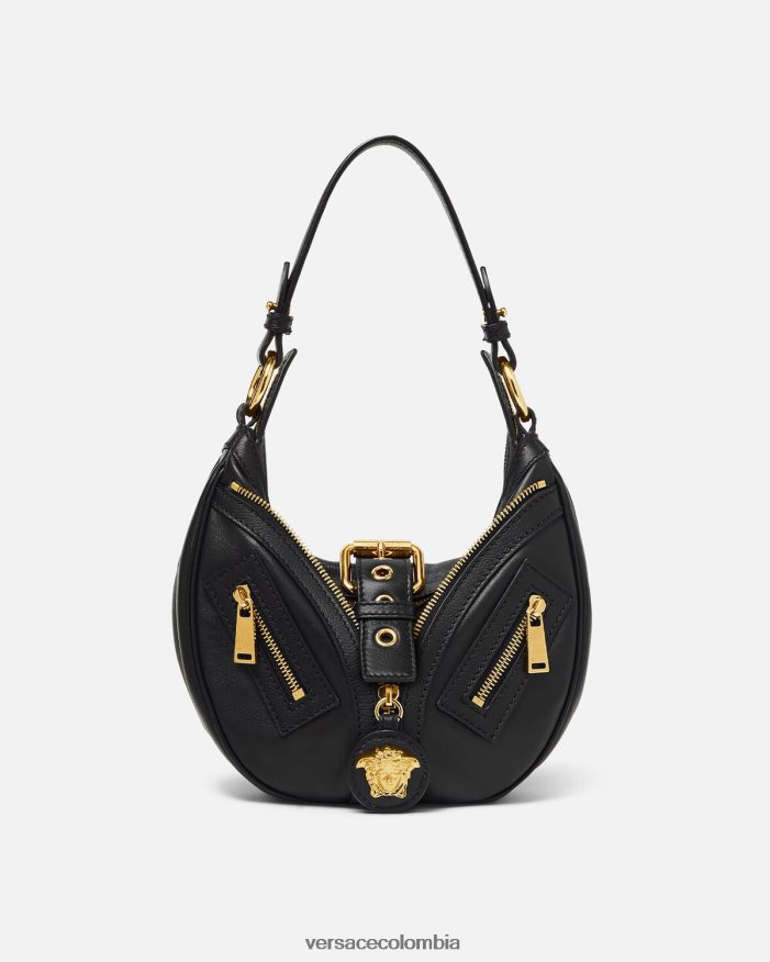 mujer bolso hobo pequeño repetido Versace negro 2RP40F274 bolsas