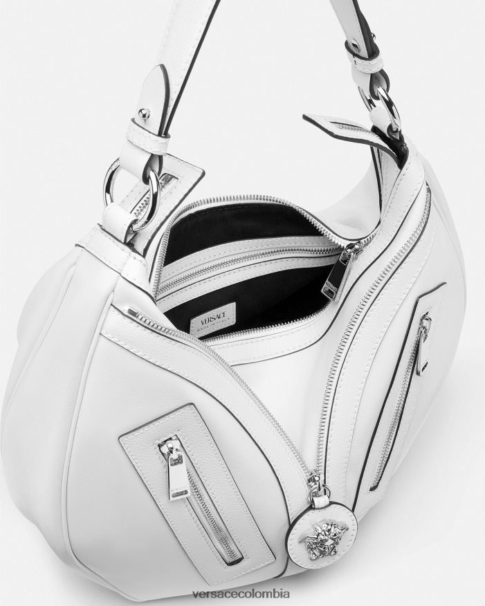 mujer bolso hobo repetido Versace blanco 2RP40F286 bolsas