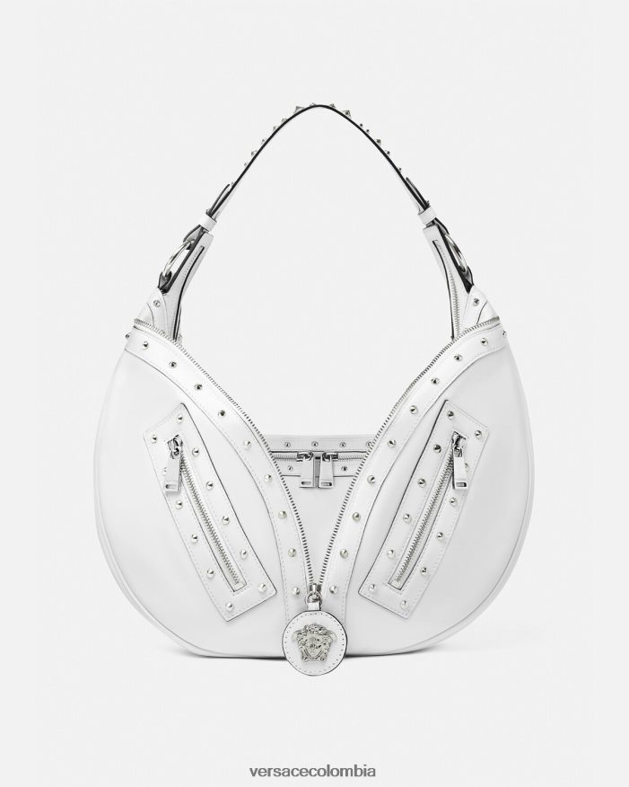 mujer bolso hobo repetido Versace blanco 2RP40F290 bolsas