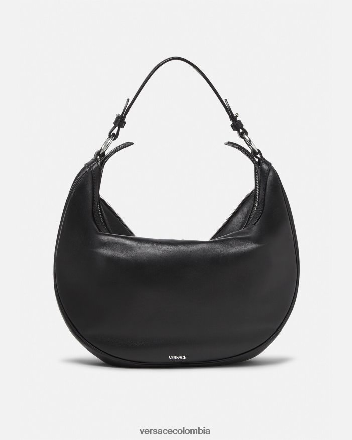 mujer bolso hobo repetido Versace negro 2RP40F285 bolsas