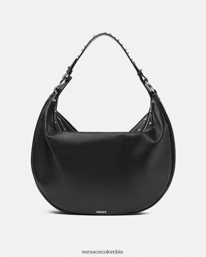 mujer bolso hobo repetido Versace negro 2RP40F289 bolsas