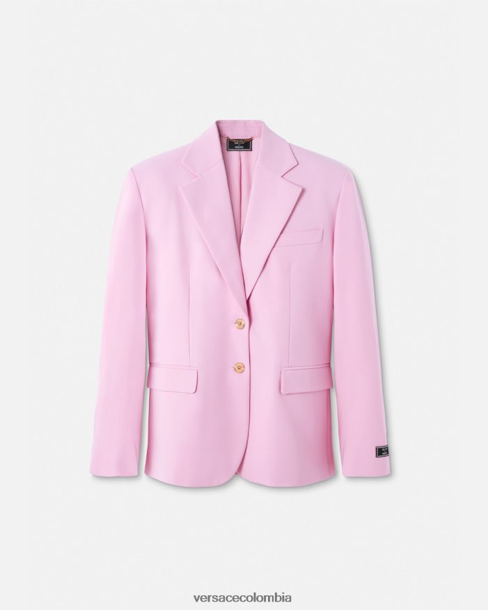 mujer blazer extragrande con medusa Versace rosa 2RP40F105 ropa