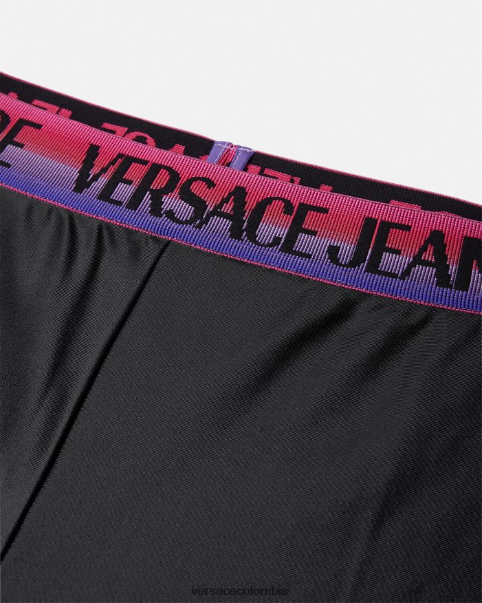 mujer leggins con logo Versace negro 2RP40F2149 ropa