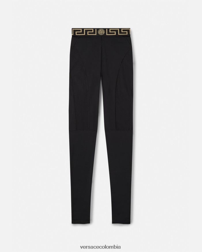 mujer leggins con grecas Versace negro 2RP40F235 ropa