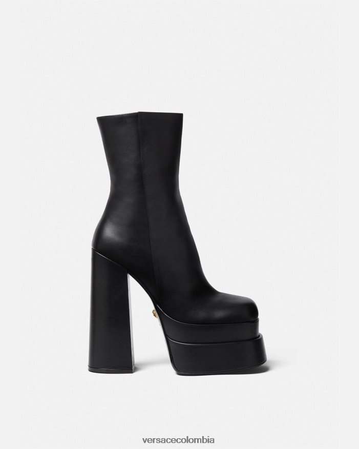 mujer botas aevitas plataforma Versace negro 2RP40F407 zapato