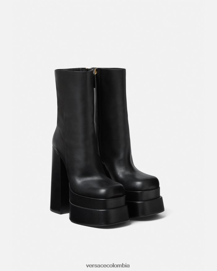 mujer botas aevitas plataforma Versace negro 2RP40F407 zapato