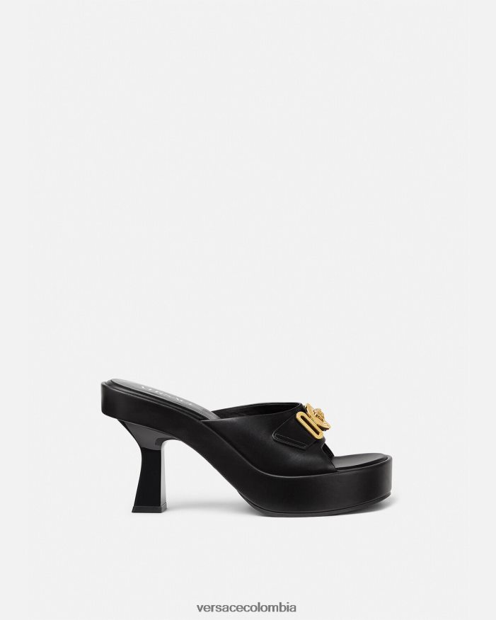 mujer mules biggie de medusa Versace negro 2RP40F470 zapato