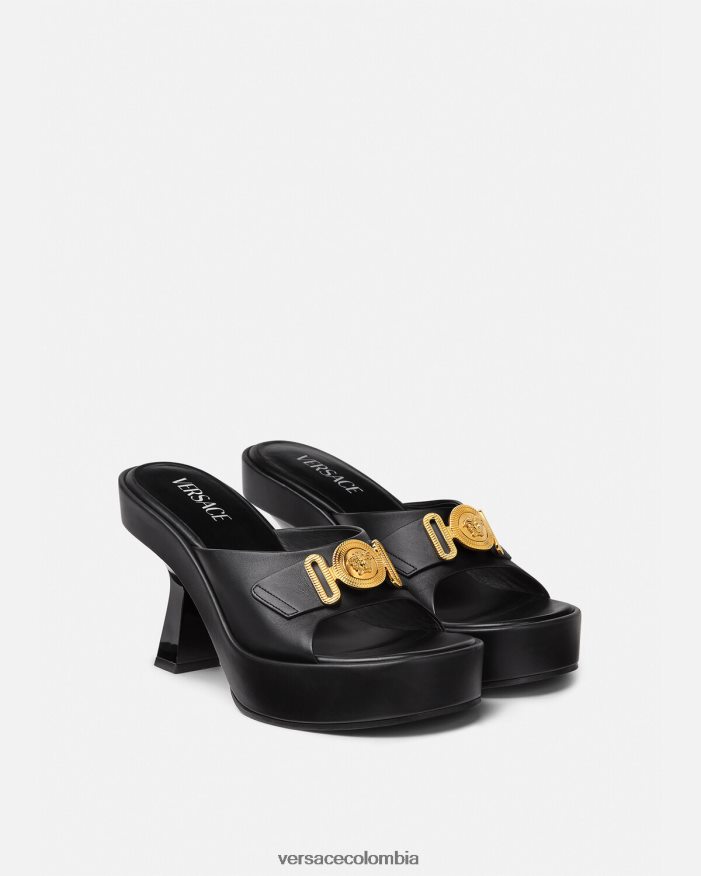 mujer mules biggie de medusa Versace negro 2RP40F470 zapato