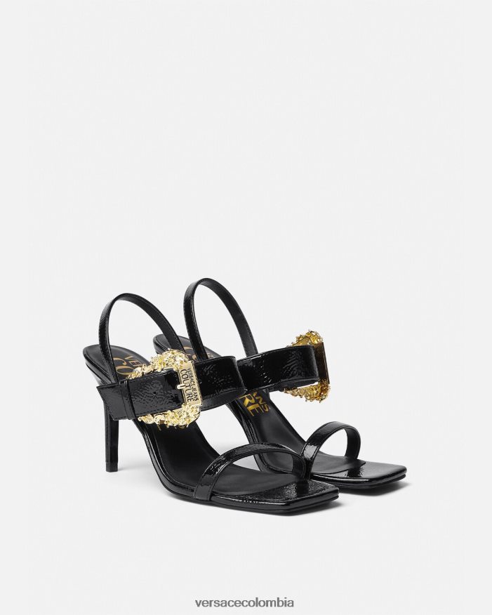 mujer sandalias destalonadas emily barrocas Versace negro 2RP40F2257 zapato