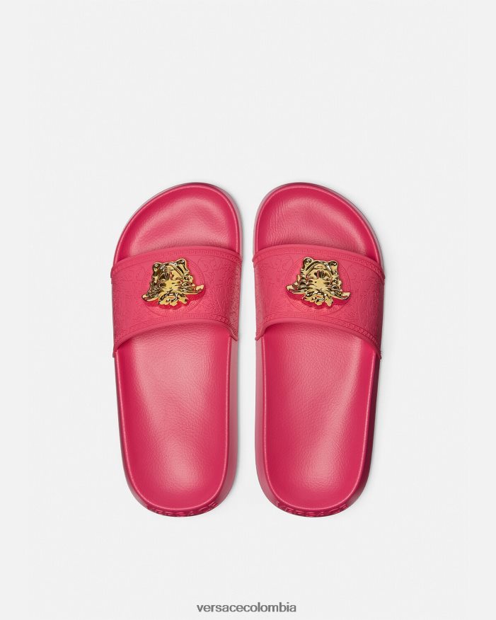 mujer toboganes palazzo Versace fucsia 2RP40F459 zapato