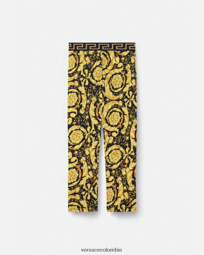 niños leggings barrocos Versace imprimir 2RP40F1960 ropa