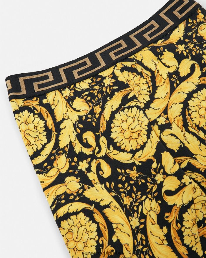 niños leggings barrocos Versace imprimir 2RP40F1960 ropa