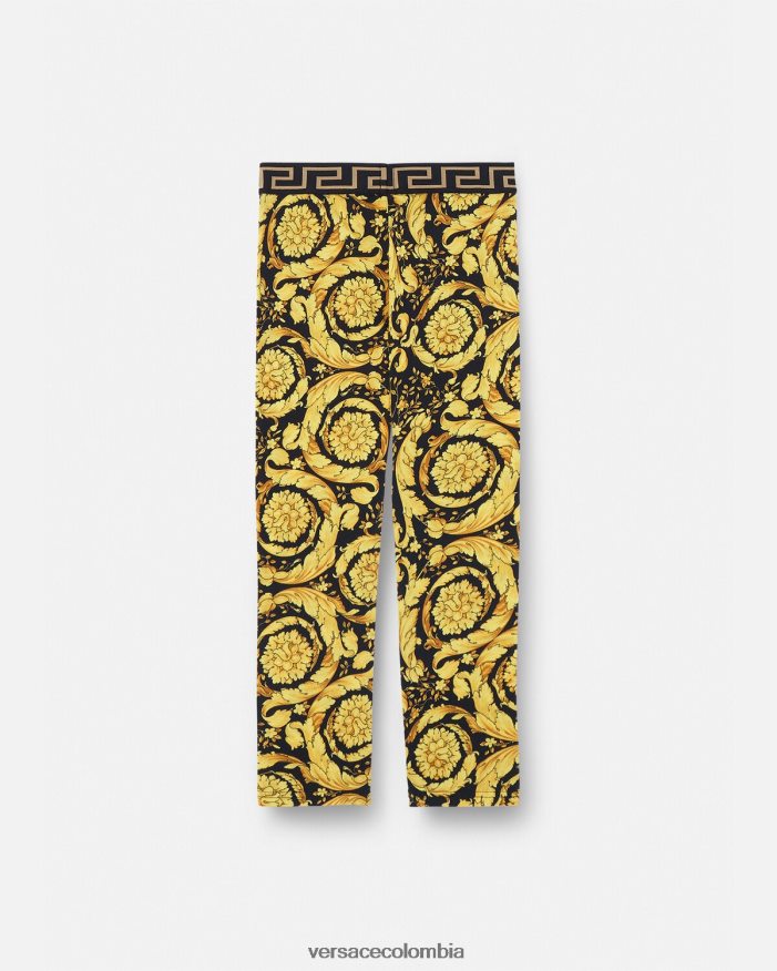 niños leggings barrocos Versace imprimir 2RP40F1960 ropa