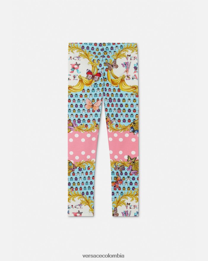 niños leggings de mariposas Versace imprimir 2RP40F1942 ropa