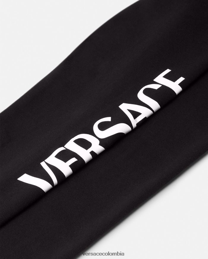 niños leggins con logo Versace negro 2RP40F2015 ropa