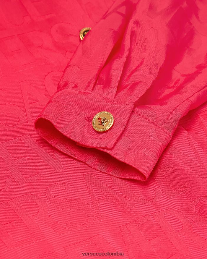 niños camisa entera Versace rosa 2RP40F1976 ropa