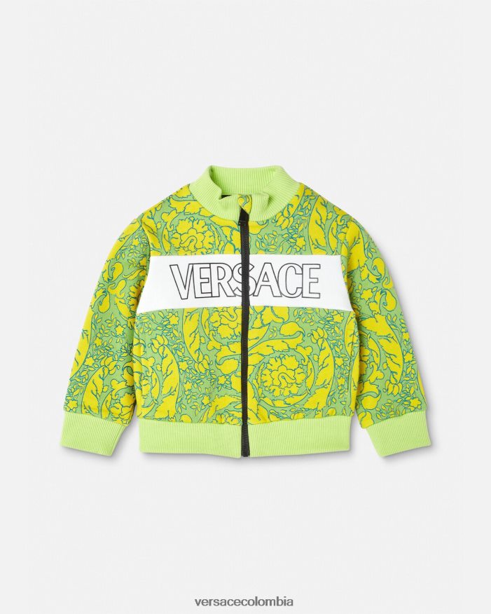 niños sudadera bebé silueta barroca Versace imprimir 2RP40F1880 ropa