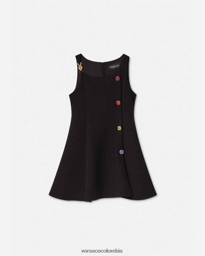 niños vestido de medusa Versace negro 2RP40F2000 ropa