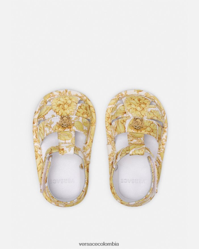 niños sandalias bebe barroco Versace imprimir 2RP40F1841 zapato