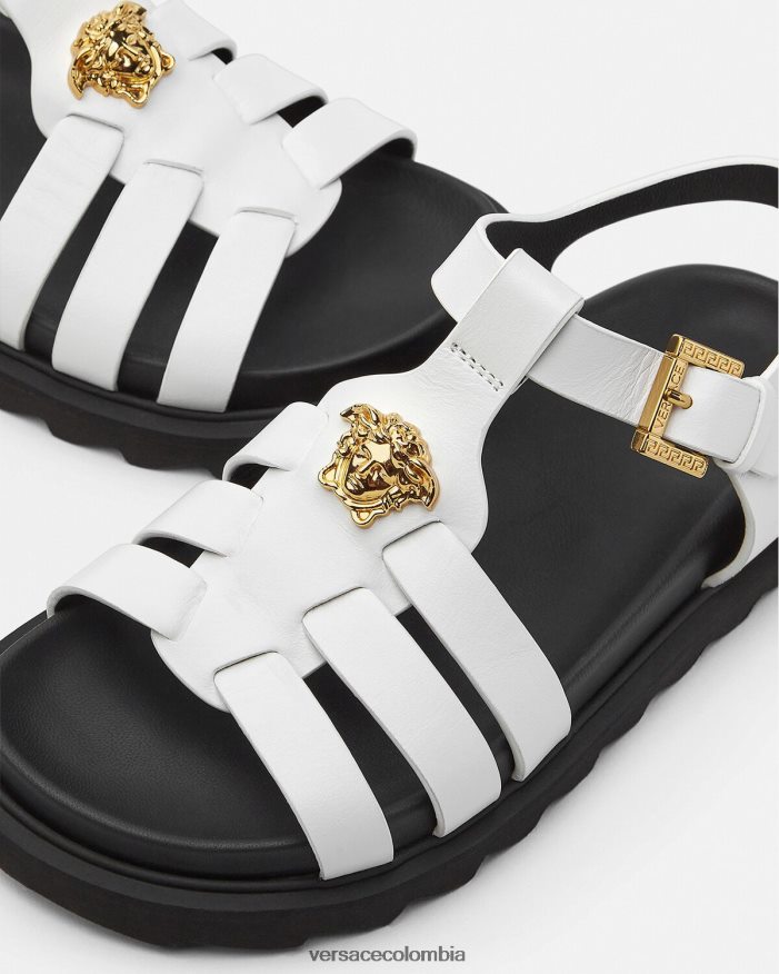 niños sandalias medusa Versace blanco 2RP40F2042 zapato